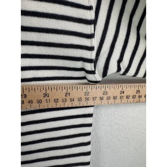 J.Crew Heritage terry relaxed crewneck sweatshirt striped preppy sz XS - Picture 5 of 6